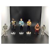 Star Trek Star Wars figurines lot of 6