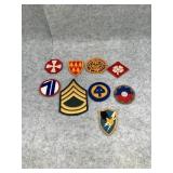 Lot of 9 WWI Patches