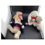 Lot of 4 stuffed bears