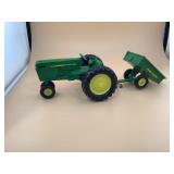 John Deere tractor with attachment