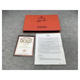 Micheal Jordan upper deck 6 card 24k set