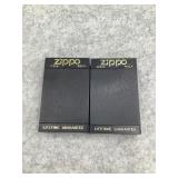 Vintage Zippo Rule Lot of 2