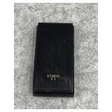 Studio 33 Lighter Black Lacquer Gold Trim