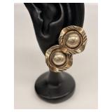Vintage Mexican 925 Sterling Silver Earrings