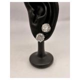 925 Sterling Silver Cubic Zirconia Studs