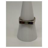 925 Sterling Silver Multicolored Gemstones Size