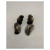 925 Vintage Mexican Sterling Silver Swirling Wing