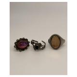 LOT Sterling Silver Pieces *broken Ring