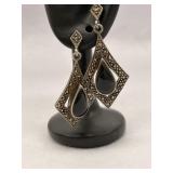 925 Sterling Silver Black Onyx Stones