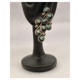 Navajo Sterling Silver Natural Turquoise