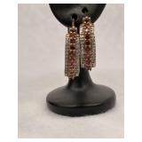 925 Sterling Silver Rubies and White Stone