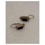 Sterling Silver Rectangular Lapis Lazuli Gemstone