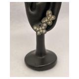 Silver Antique Butterfly Earring Studs