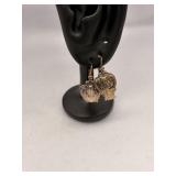 Sterling Silver Spoon Handle Earrings