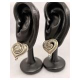 Brighton 'Penelope Heart' Silver Plated Scroll