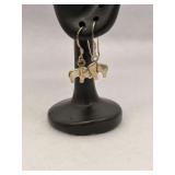 925 Sterling Silver Dangling Elephant Silhouettes