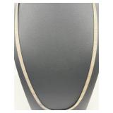925 Sterling Silver Herringbone Chain (24in)
