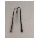 Sterling Silver Long Drop Earrings