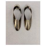 Vintage Sterling Silver Modernist Teardrop