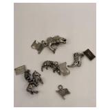 LOT Various Sterling Silver Charms