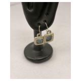 Vintage Sterling Silver Drop Earrings