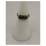 Vintage Native American Cluster Ring Petite