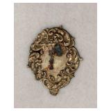Antique Sterling Silver Filigree Pendant
