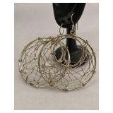 Silver Earrings Detailed Spiderweb or Dream