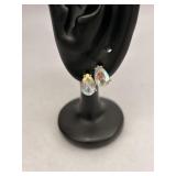 Sterling Silver Teardrop Studs