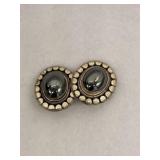 925 Vintage Mexican Sterling Silver Floral Border