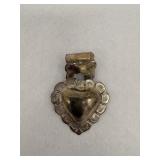925 Sterling Silver Sacred Heart Pendant