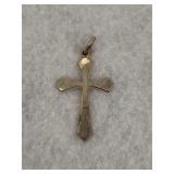 Vintage Sterling Silver Cross Pendant