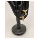 Sterling Silver Angel Stud Earrings