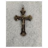 Vintage Style Sterling Silver Cross Crucifix