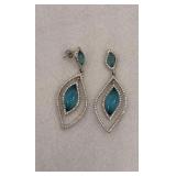 925 Sterling Silver Chandelier Design Marquise