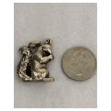 925 Sterling Silver Squirrel Cazenovia Abroad