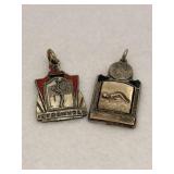 Vintage Sports Charms from 1940s Sterling Silver