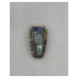 Native American Sterling Silver Watch End Tip