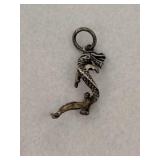 Sterling Silver Dragon Pendant