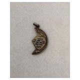 Vintage Sterling Silver Mizpah Coin Friendship