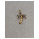Sterling Silver Palm Tree Pendant
