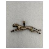 Sterling Silver Cheetah Pendant