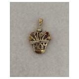 925 Sterling Silver Bouquet of Flowers ï¿½MOMï¿½