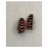 David Andersen Sterling Silver Clip Earrings Ref
