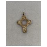 Sterling Silver Celtic Cross No Center Stone