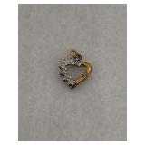 Sterling Silver Heart Shapes Pendant