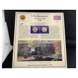 Delaware The first state 1787 Philadelphia mint