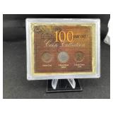 100 year old coin collection Indian cent