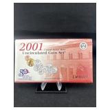 2001 United States mint uncirculated coin set
