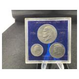 Bicentennial coins 1776-1976